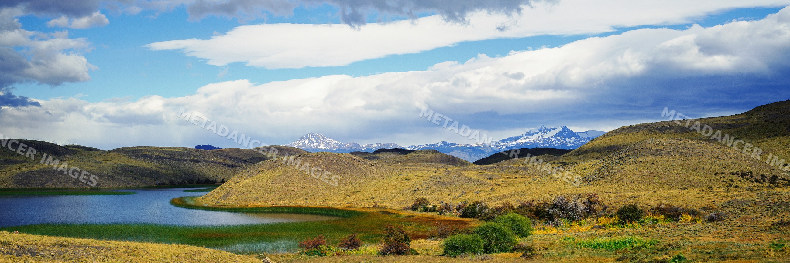 Landscape of torres del paine national park chile
