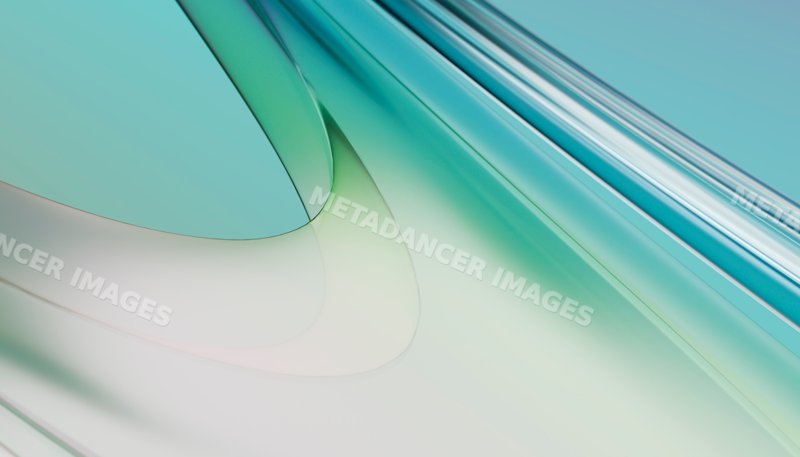Abstract digital artwork with flowing smooth curves and gradient