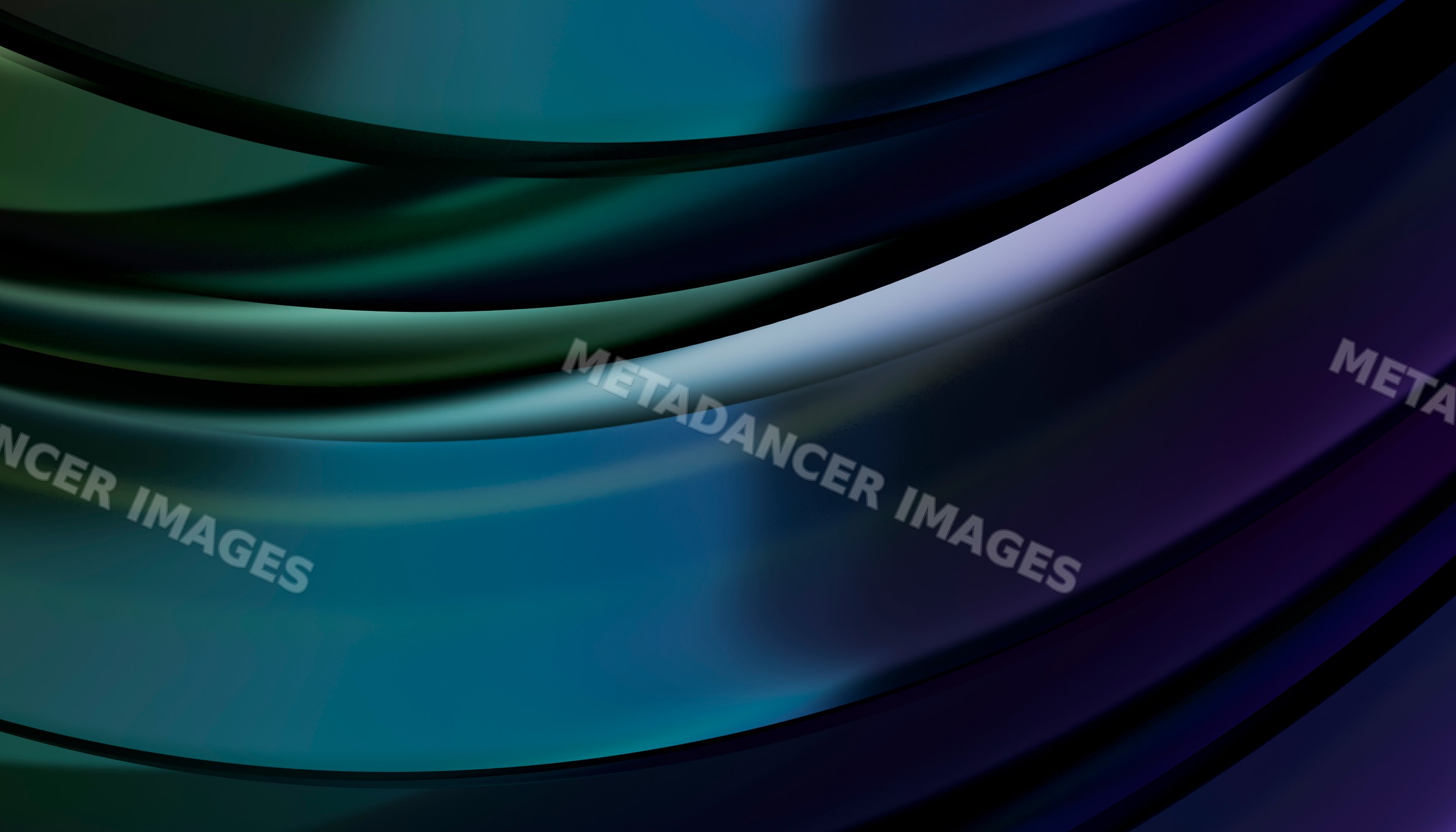 Abstract smooth curved shapes with blue and purple gradients