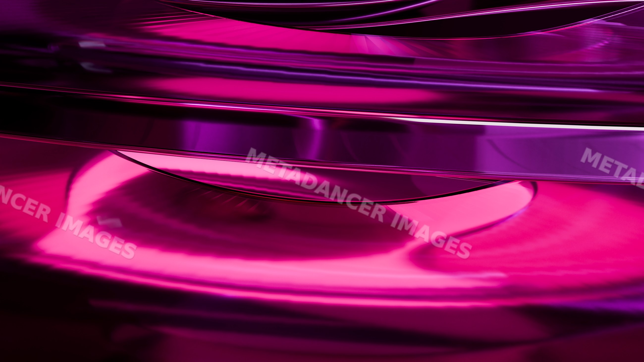 Abstract purple and pink flowing liquid shapes
