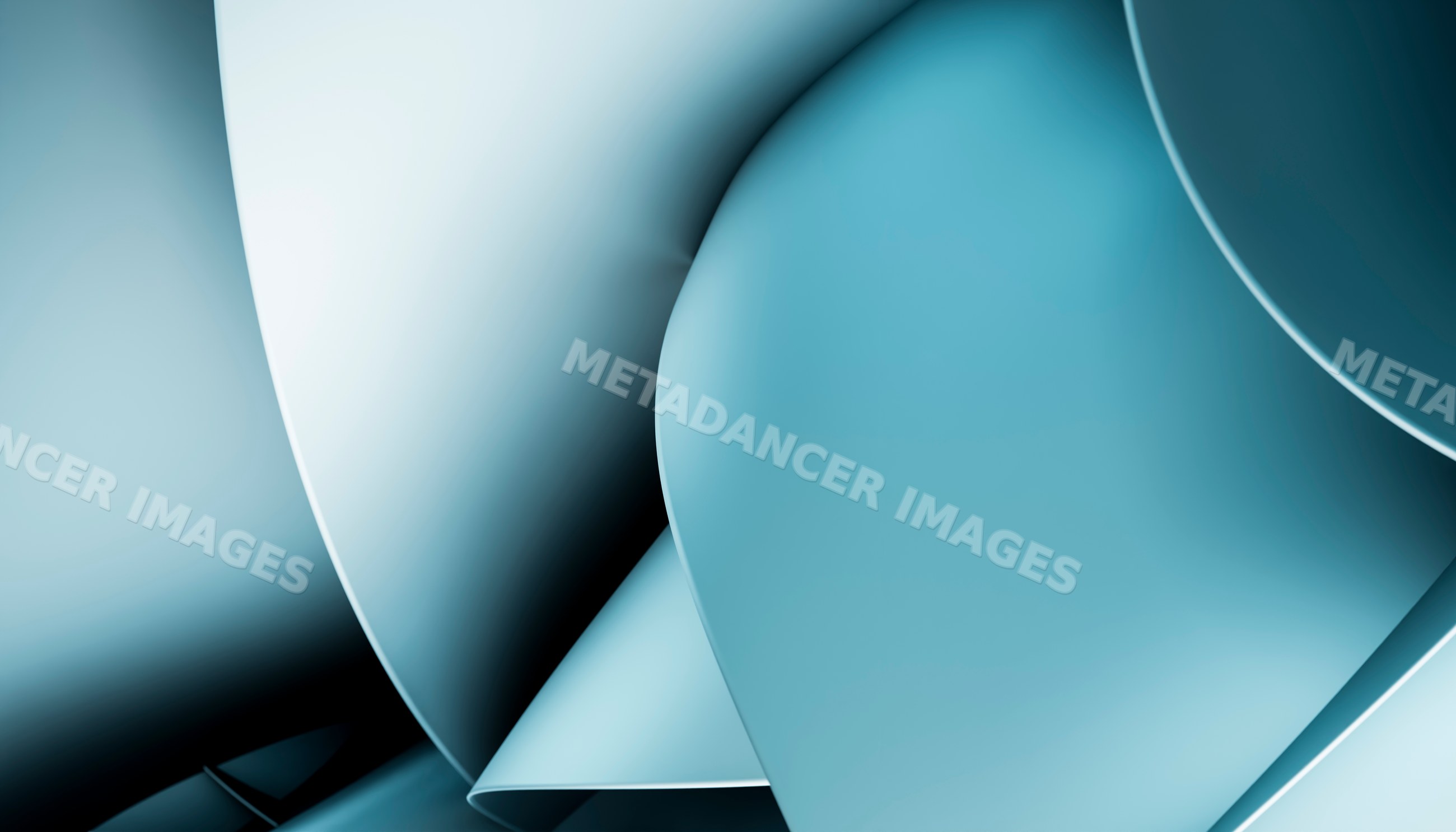 Abstract blue curved shapes creating a smooth modern digital design