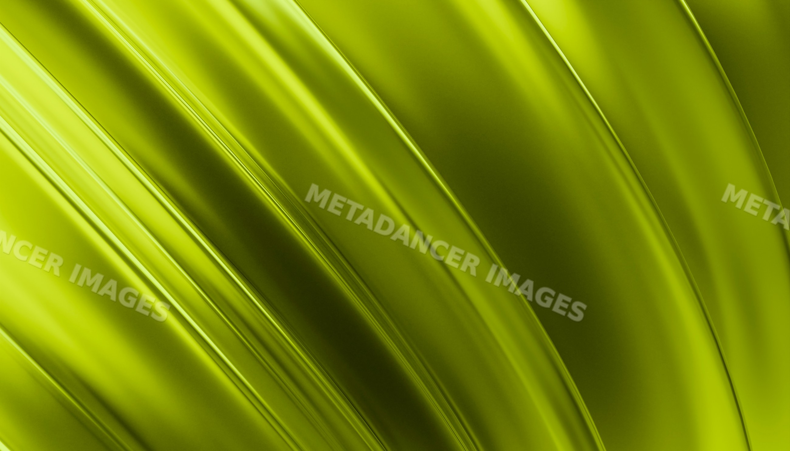 Abstract green curved lines digital illustration