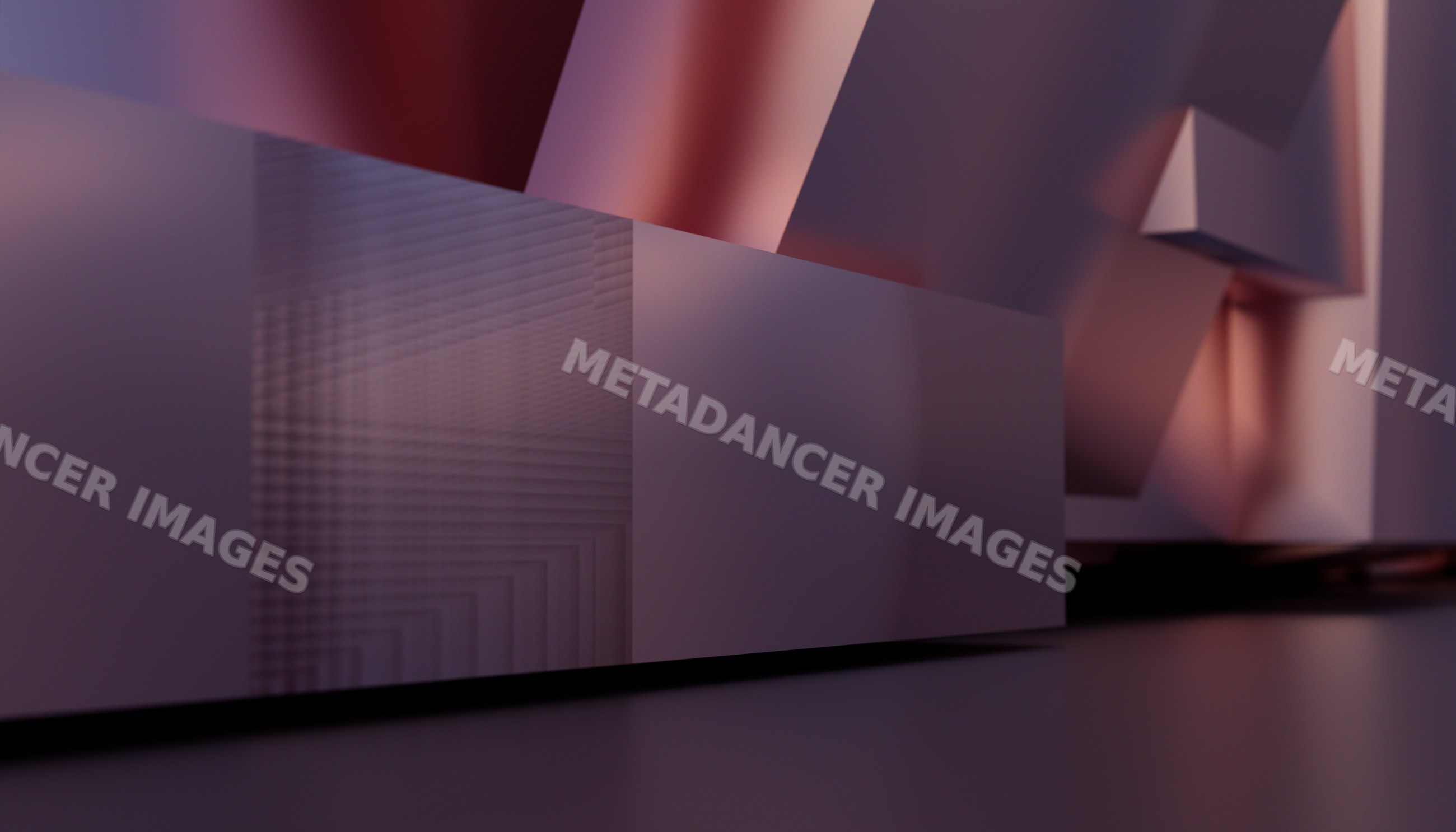 Abstract geometric shapes arranged