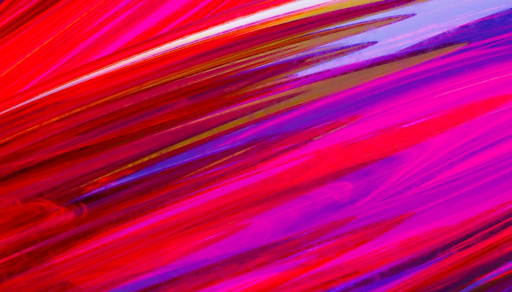 Dynamic abstract digital art with colorful streaks creating vibrant