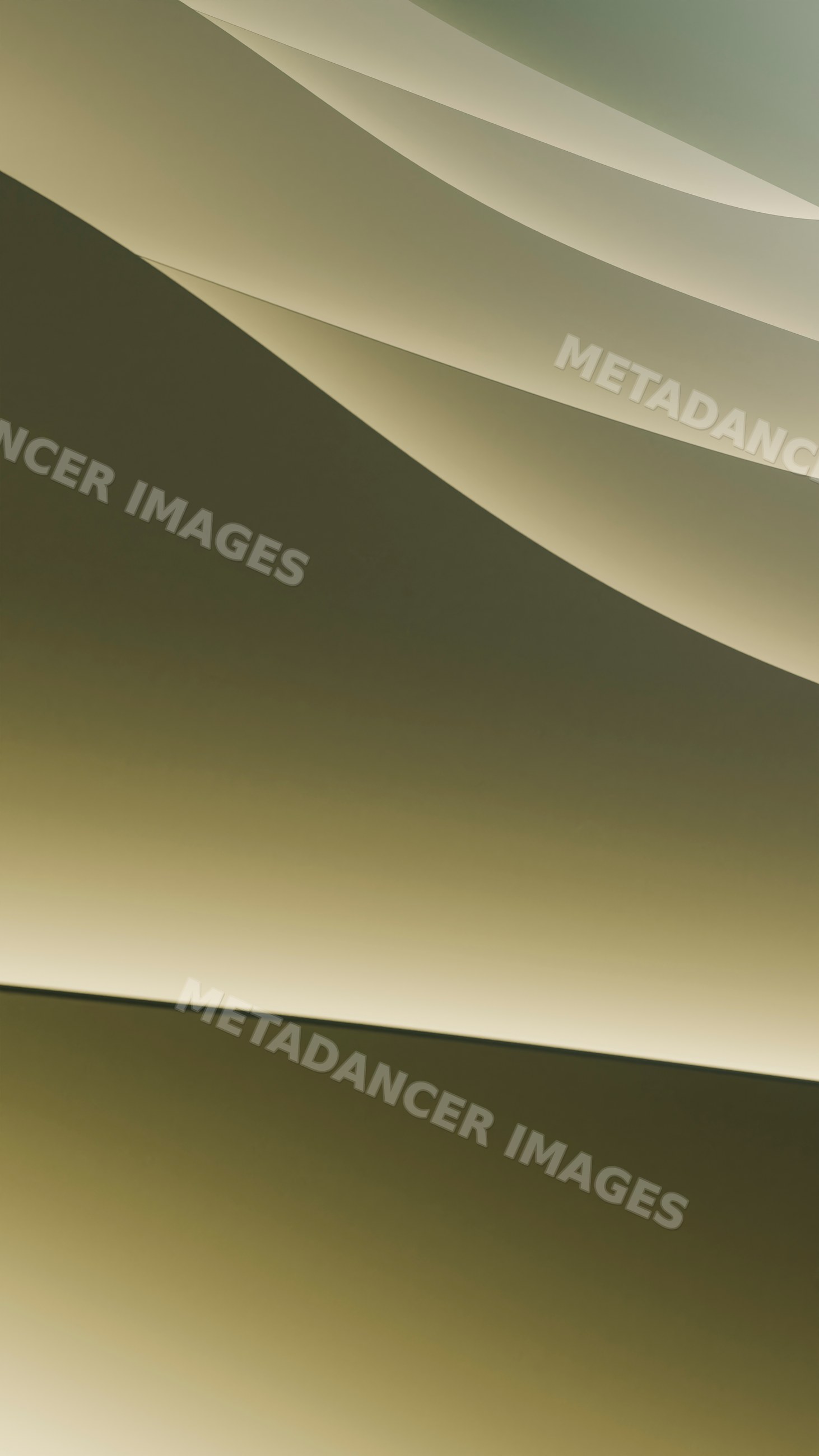 Abstract layered curves in modern architectural design