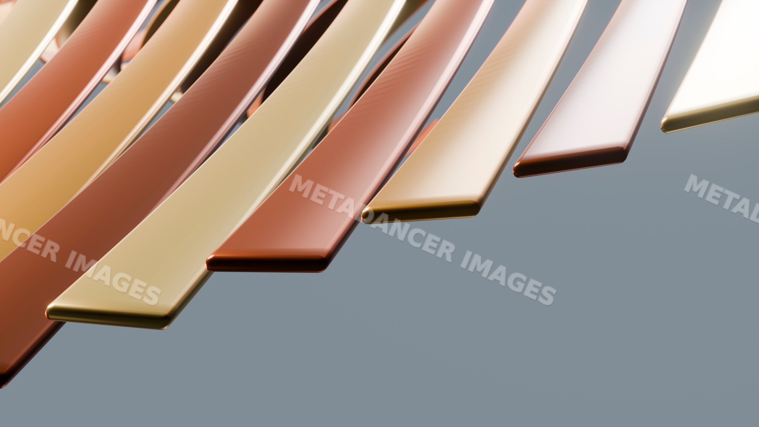 Glossy rectangular color swatches in brown and beige tones