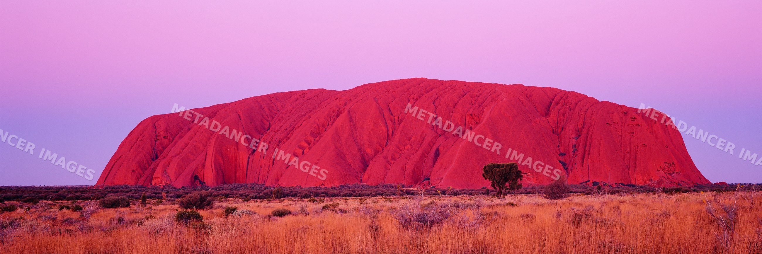 Ayers rock sandstone formation