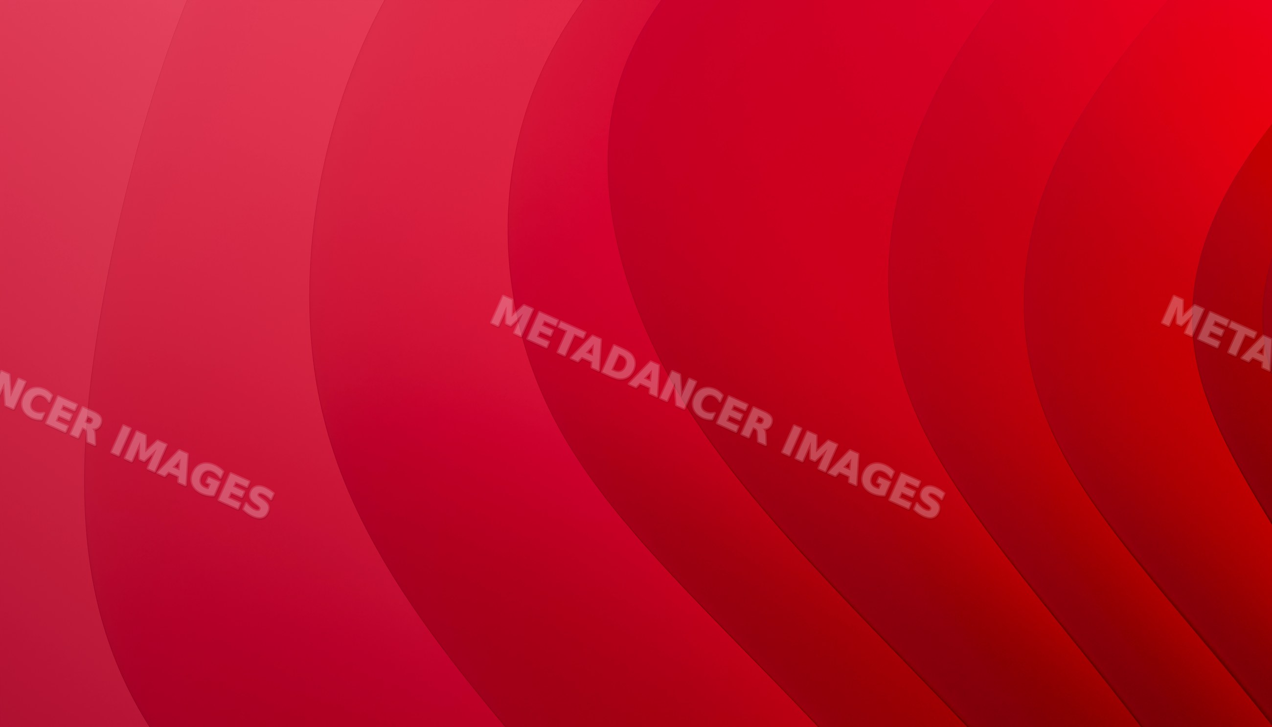Red abstract background featuring smooth curved layered shapes