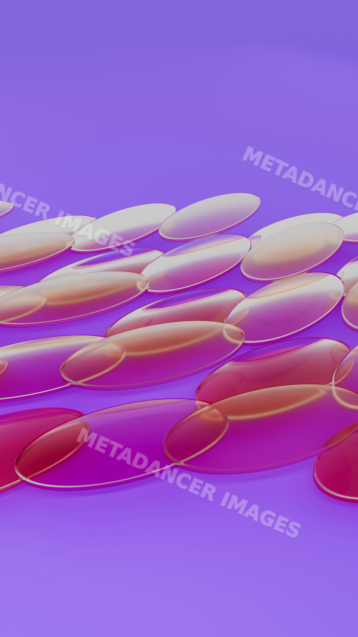 Softgel capsules cluster in digital health supplement illustration