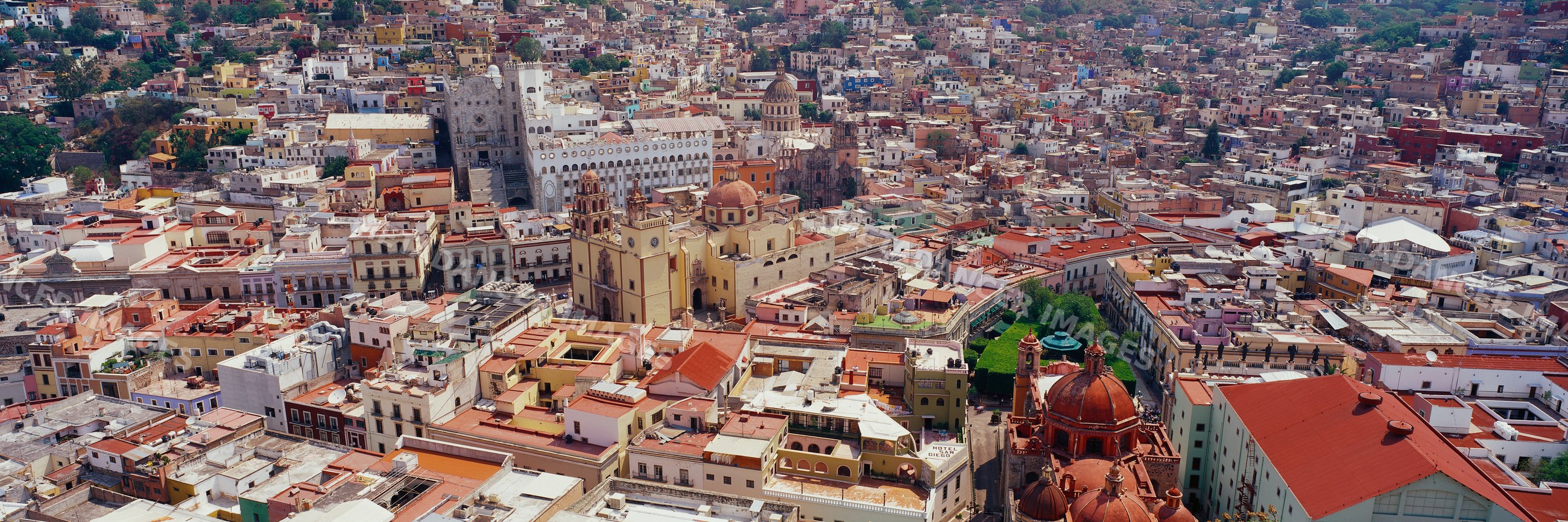 Panoramic view of guanajuato