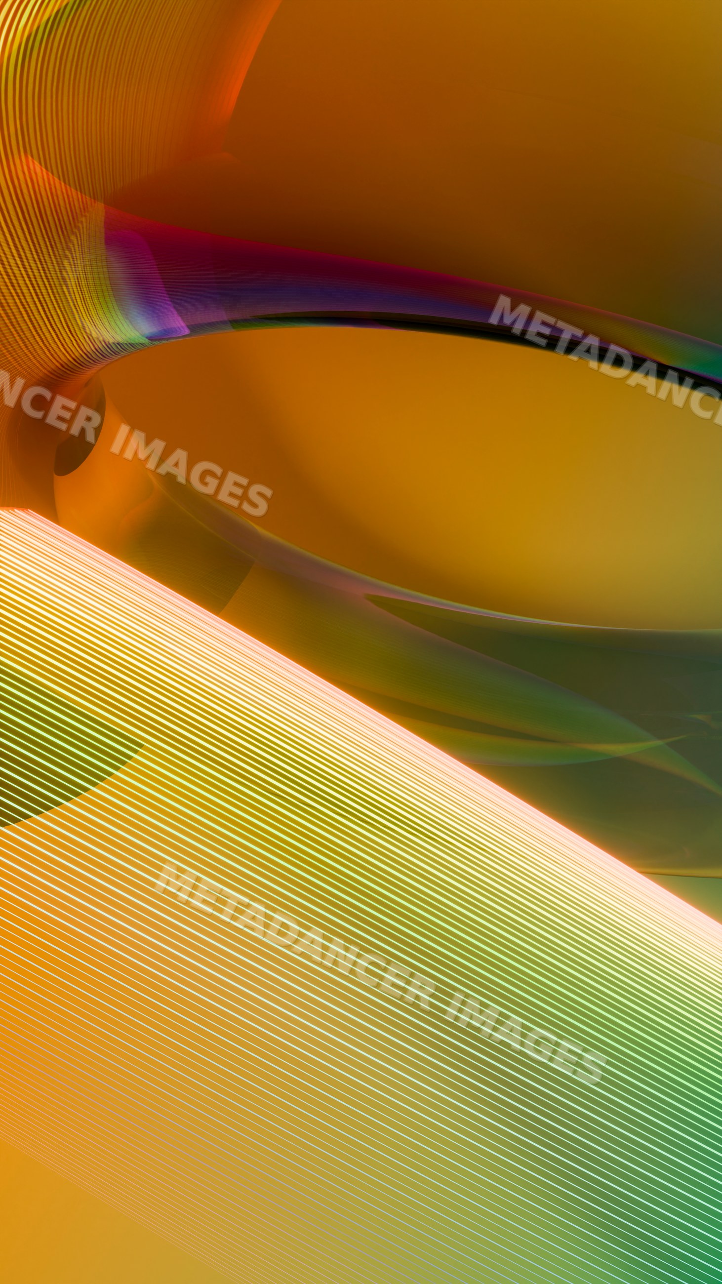 Abstract digital illustration with flowing curved lines and gradients