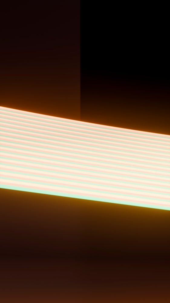 Glowing horizontal striped pattern with orange light