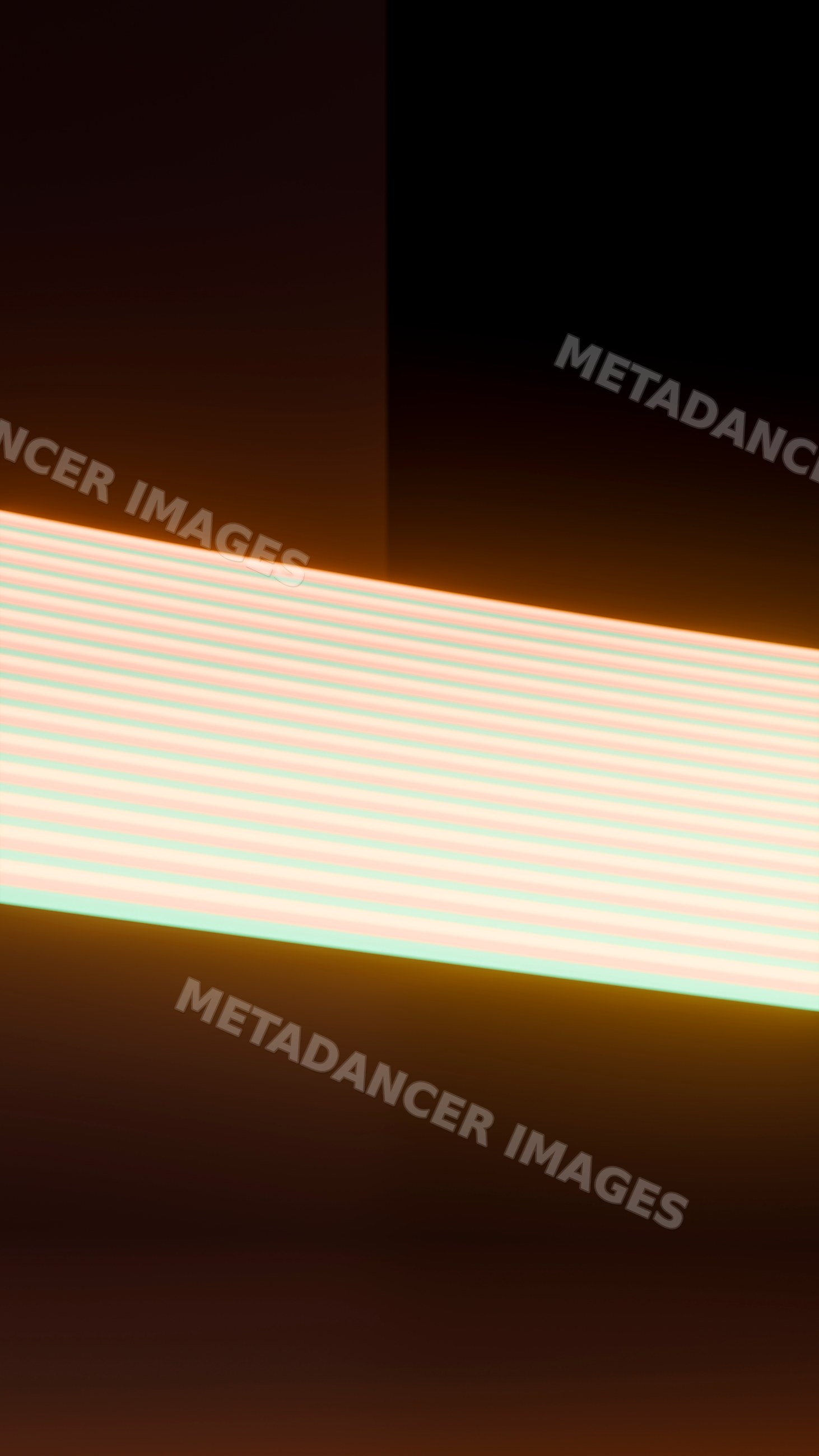 Glowing horizontal striped pattern with orange light