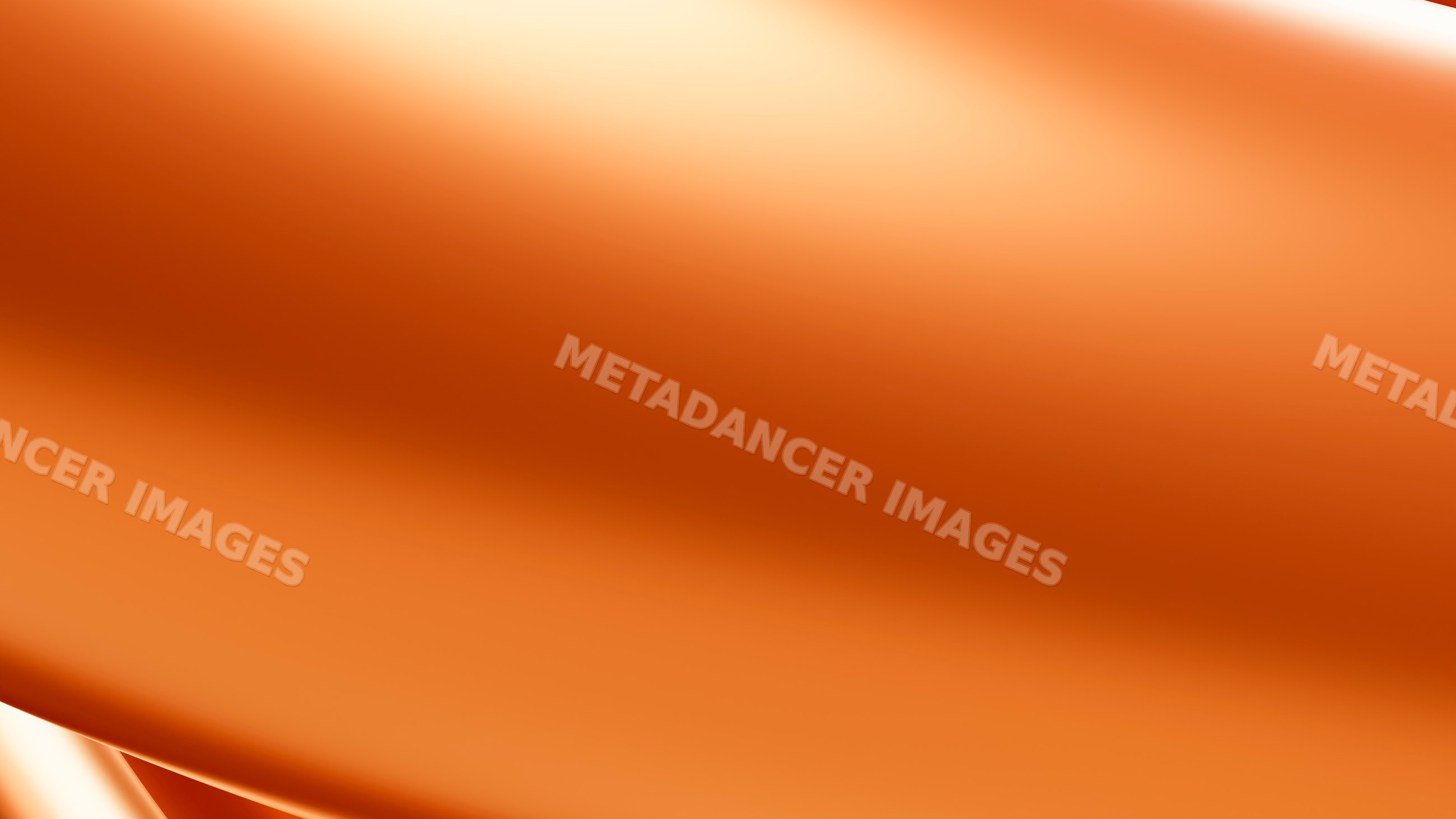 Smooth vibrant orange fabric with silky folds and texture