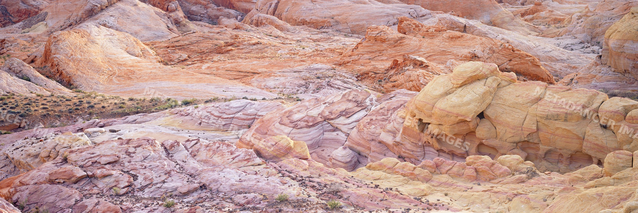 Sandstone formations nevada
