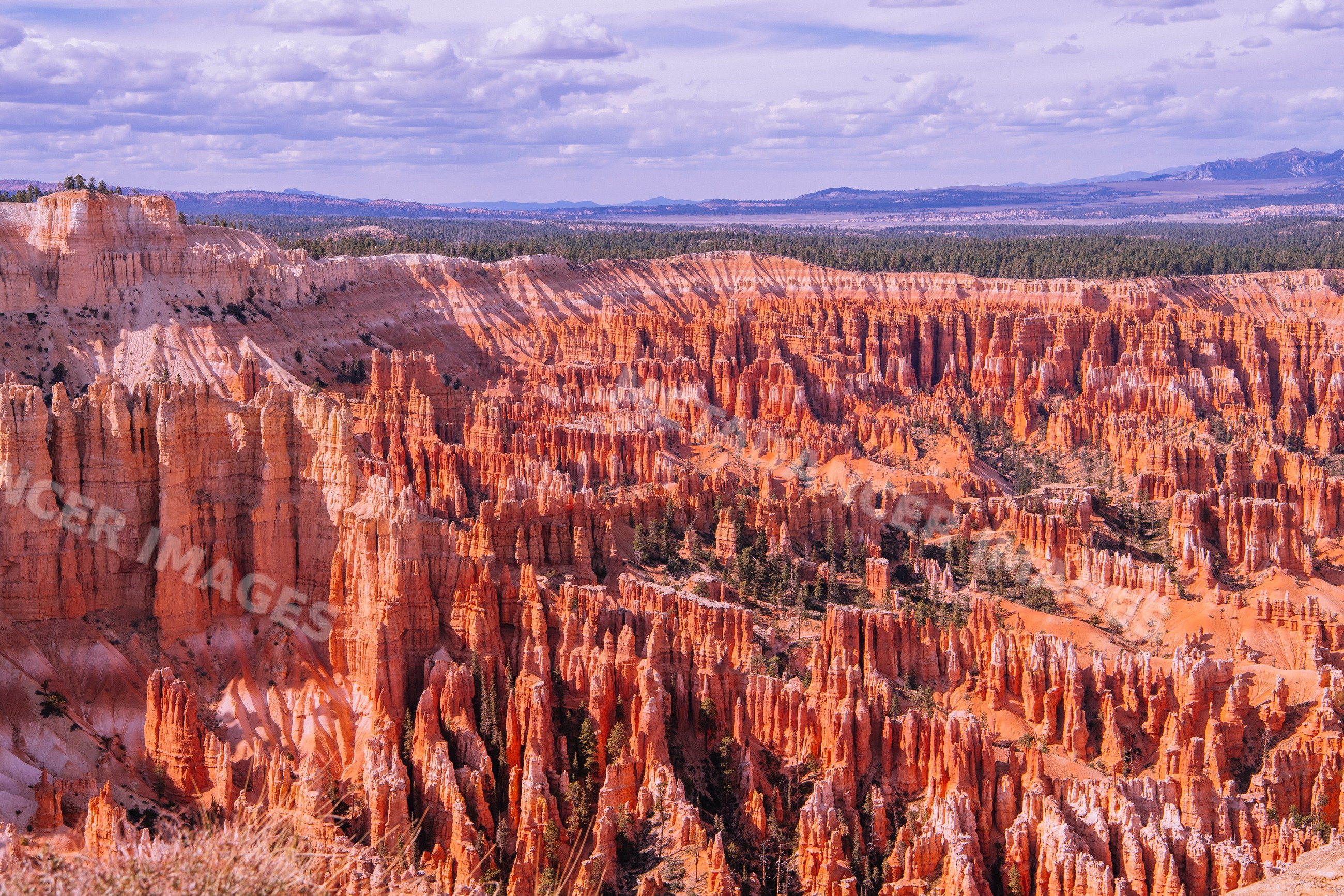 Bryce Canyon rock formations and hoodoos landscape