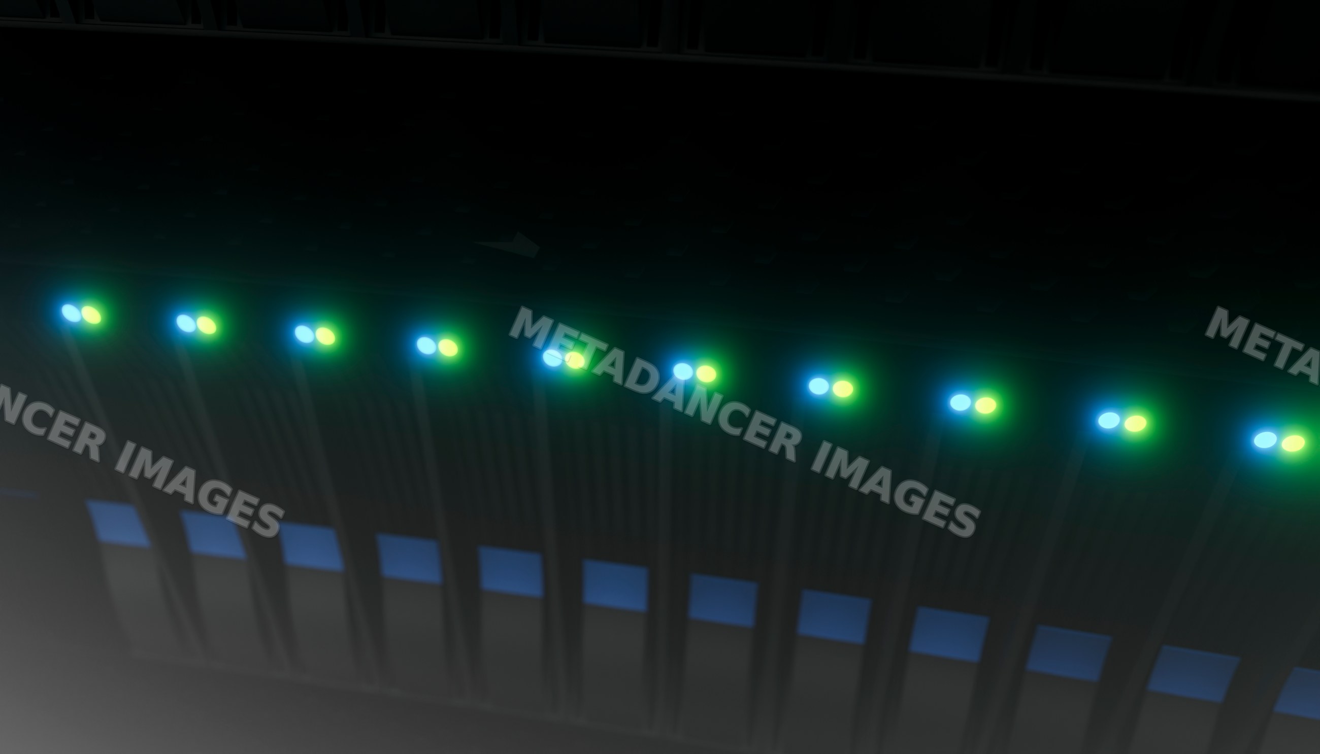 Active network switch ports with illuminated led lights