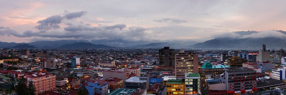 Cityscape of san jose, costa rica