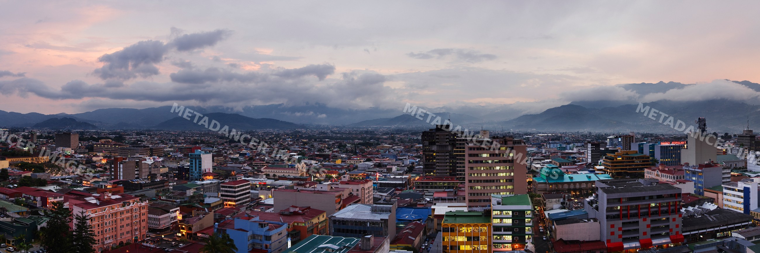 Cityscape of san jose, costa rica