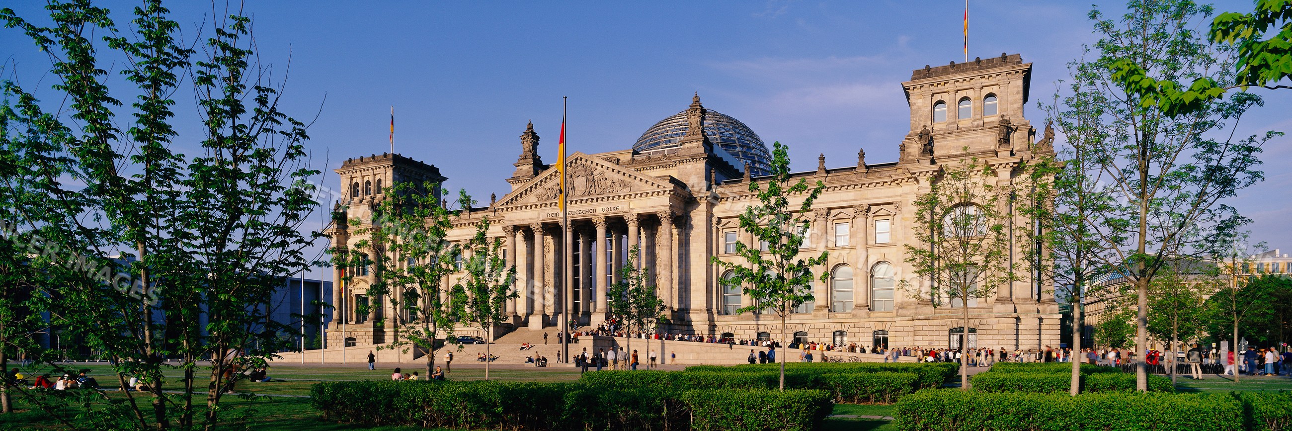 The reichstag building with glass dome Germany