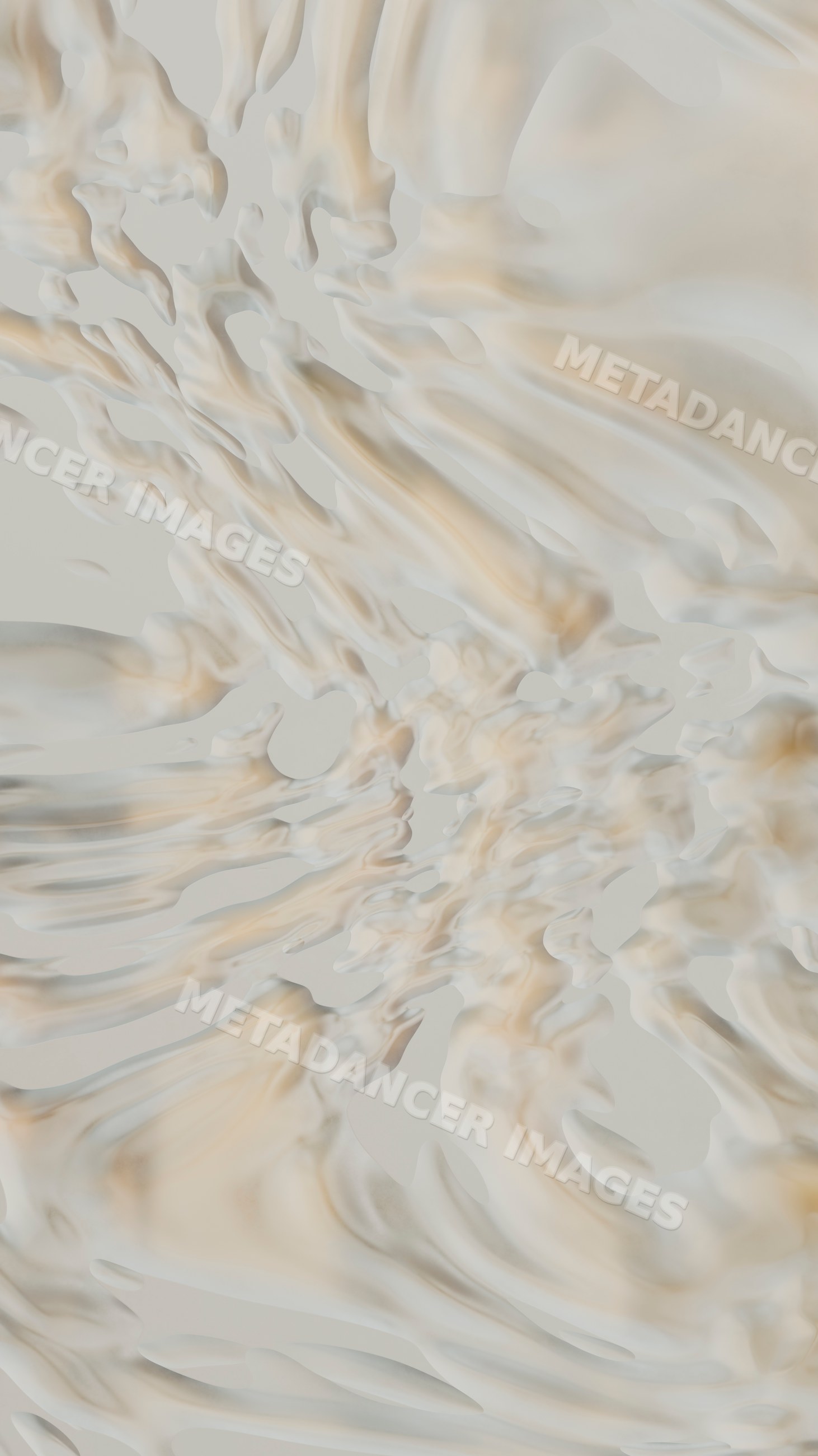 Abstract flowing liquid pattern with soft beige tones and smooth