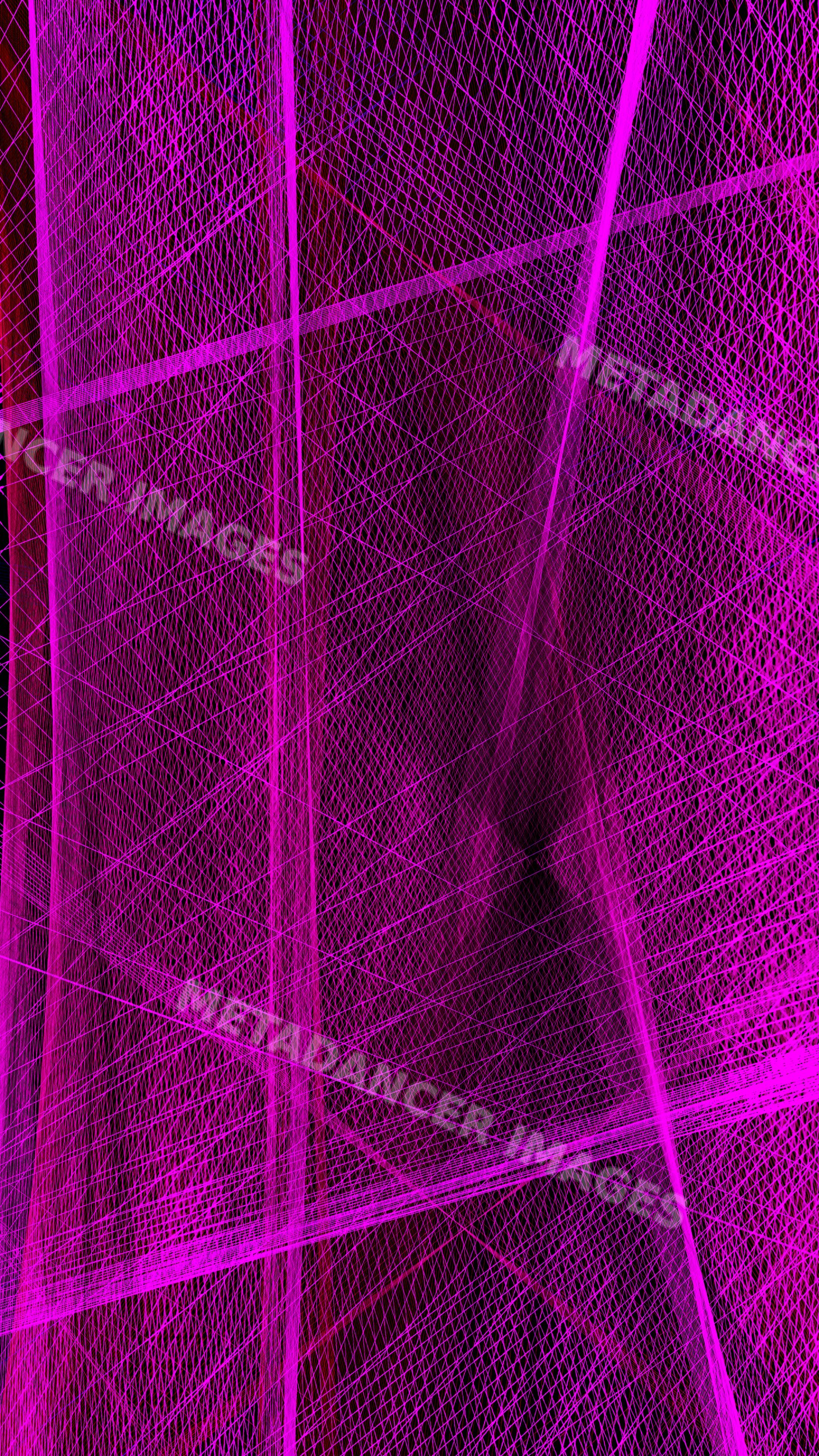 Abstract digital mesh of purple intersecting lines