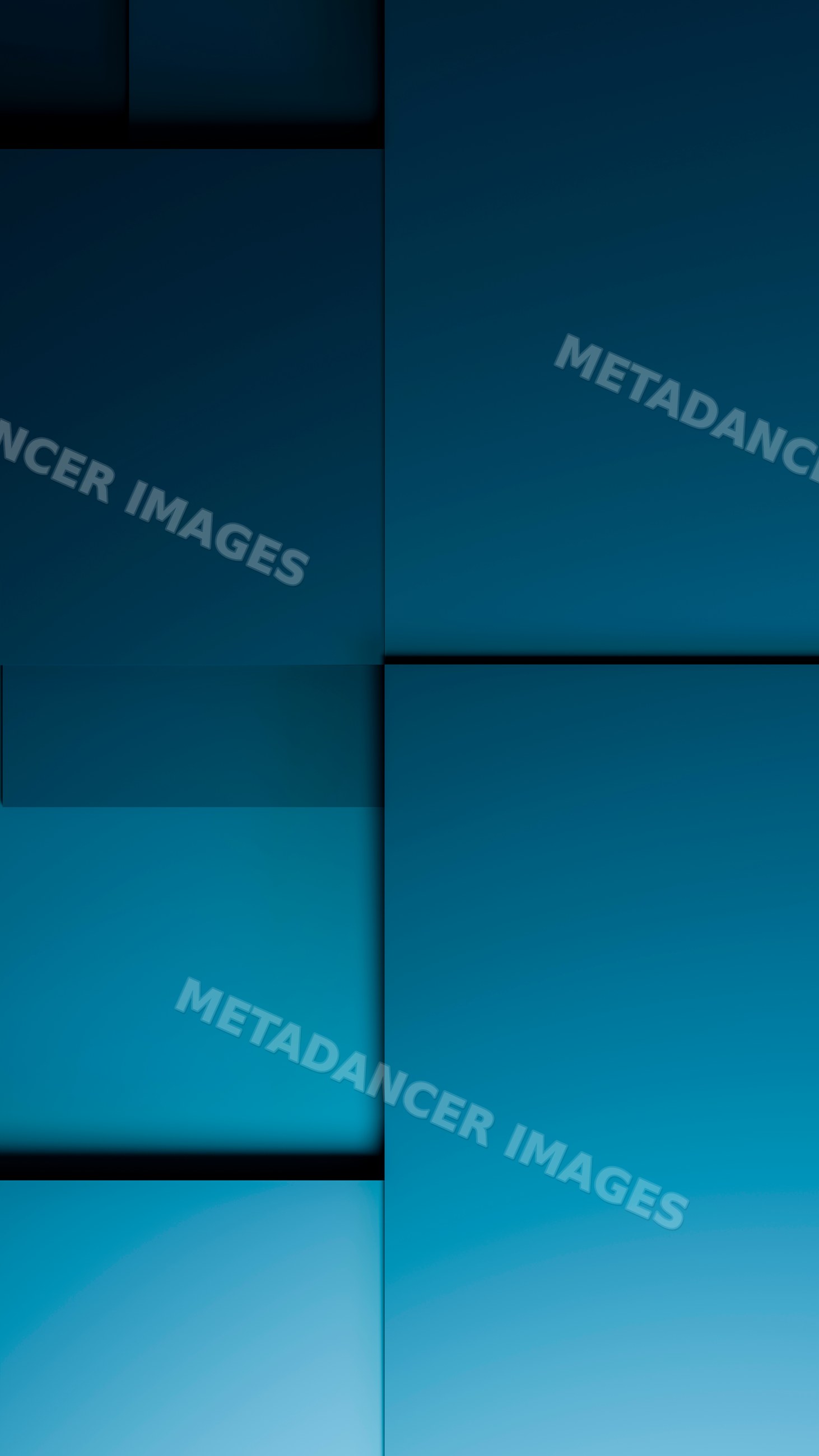 Blue geometric abstract pattern of 3d blocks