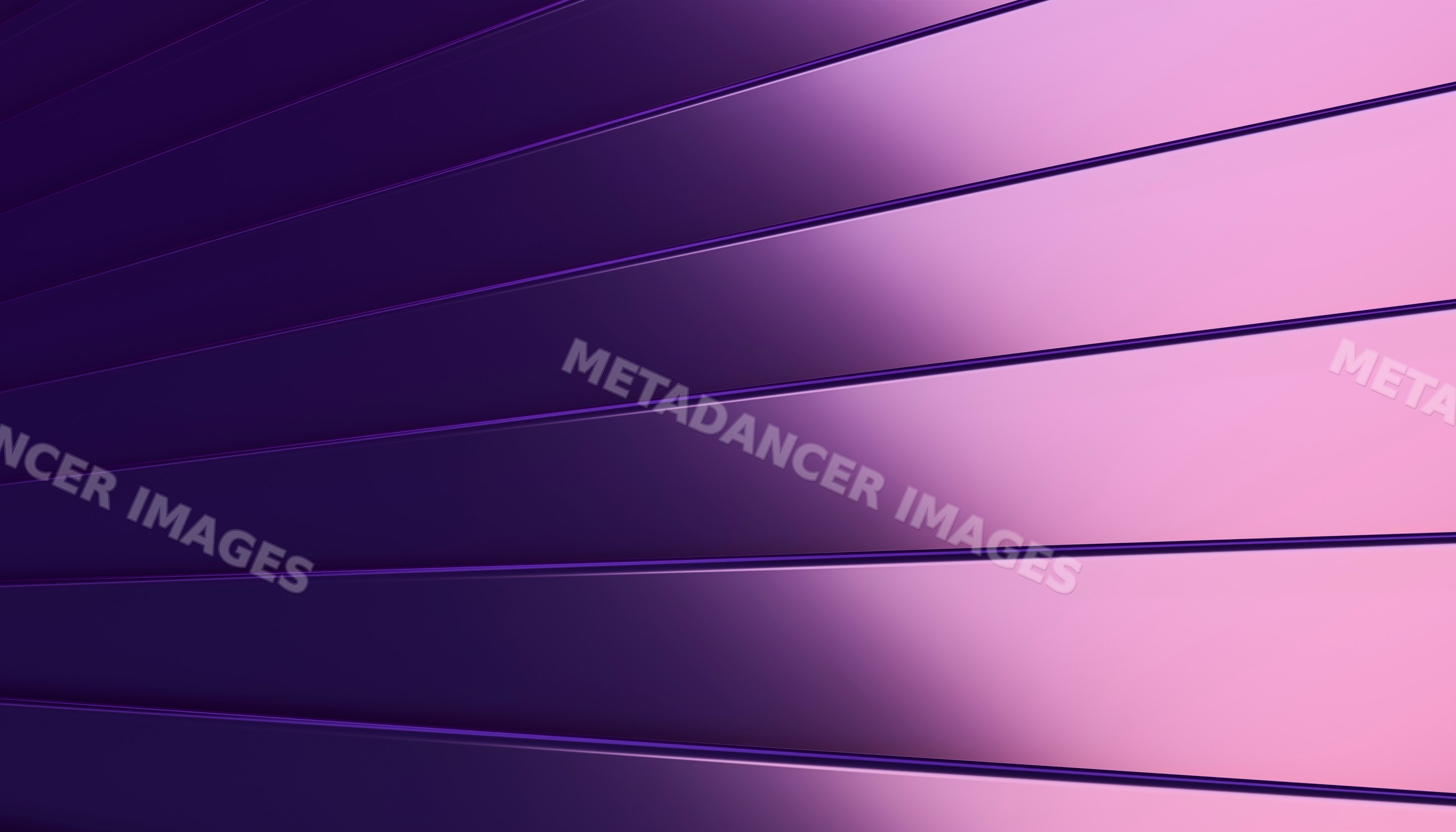 Purple and pink reflective panels with parallel lines abstract design