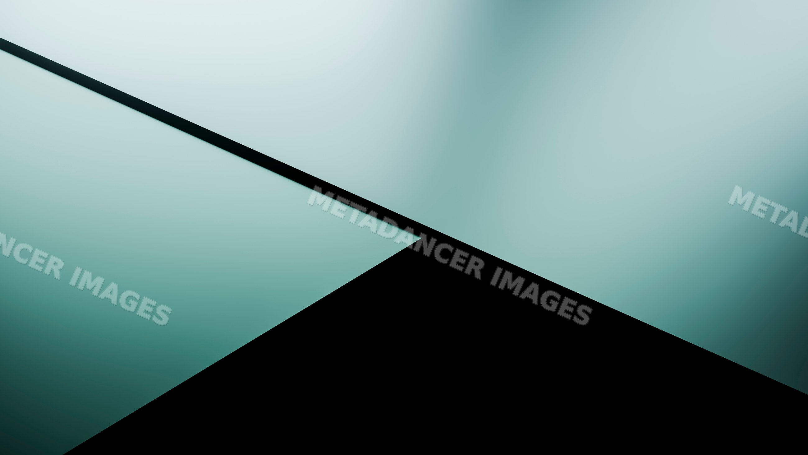 Abstract geometric blue and black triangular shapes