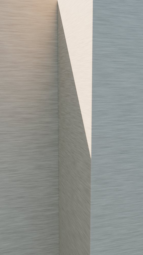 Abstract architectural corner with light and shadow