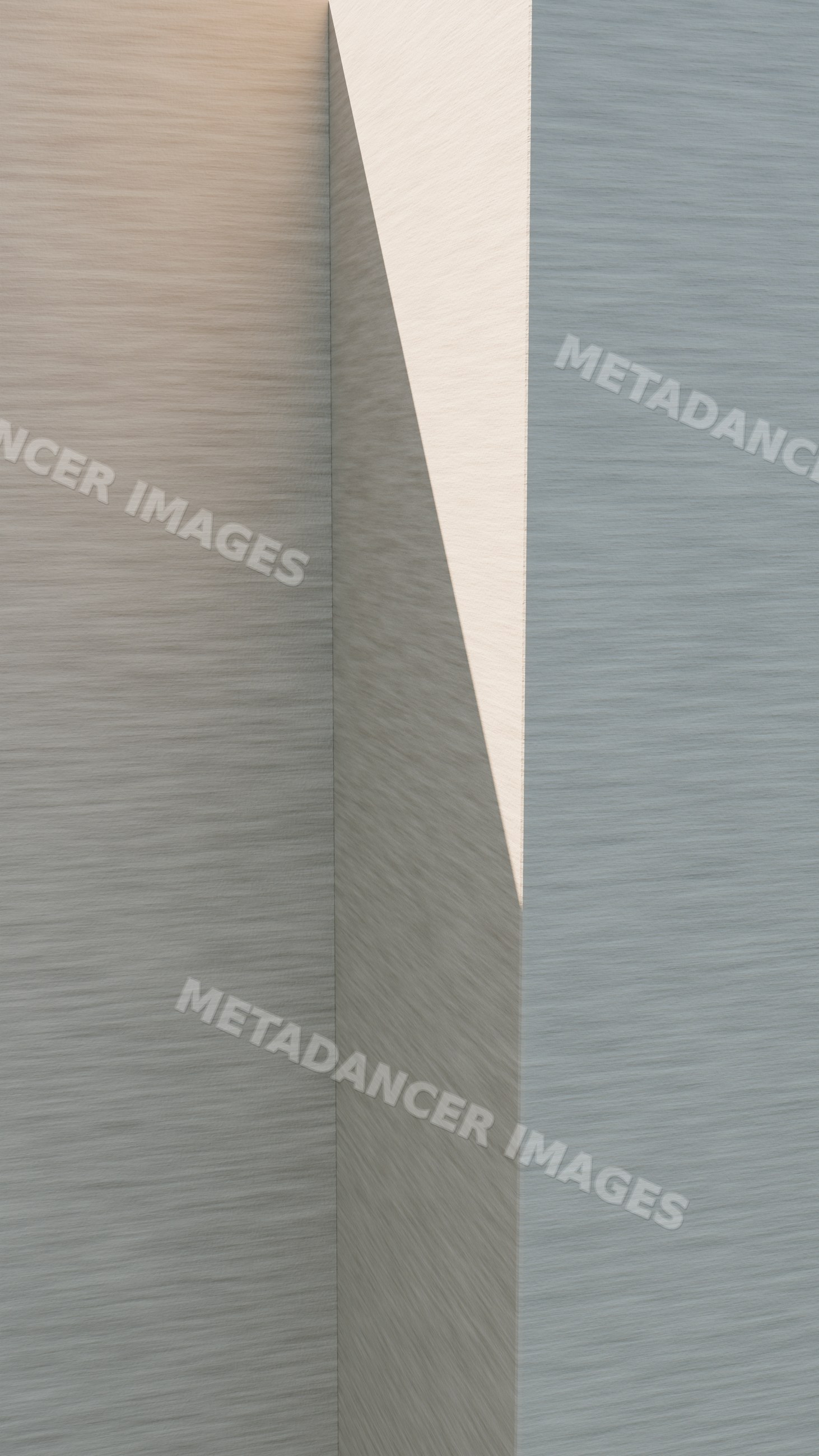 Abstract architectural corner with light and shadow