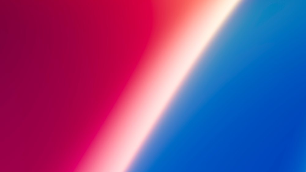 Abstract digital gradient blending red and blue colors
