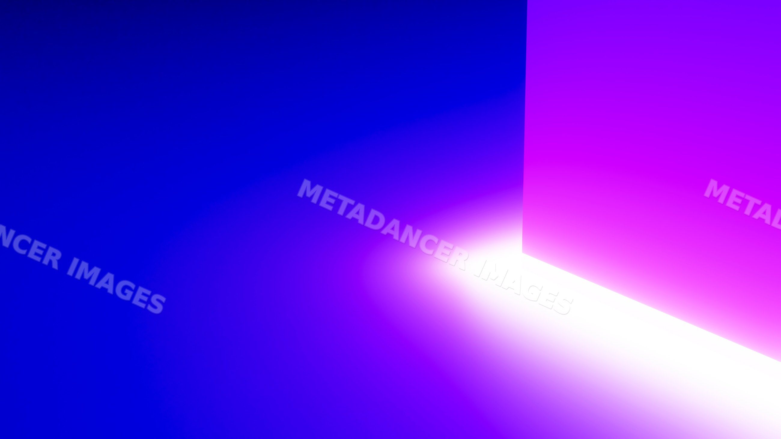 Abstract glowing corner in purple and blue gradient digital