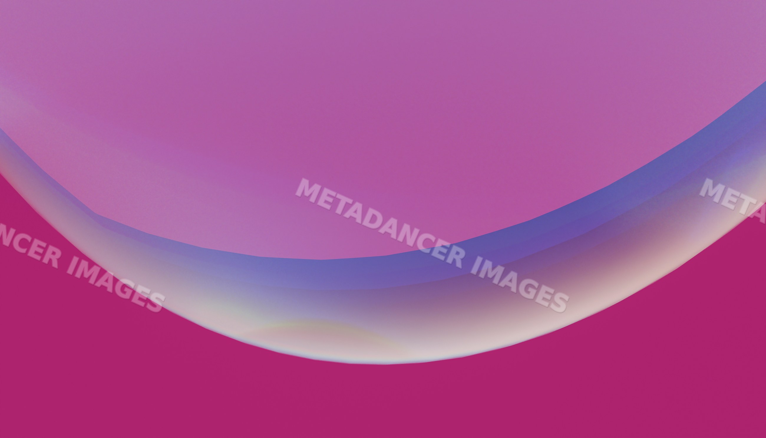 Abstract digital image with smooth gradient curves