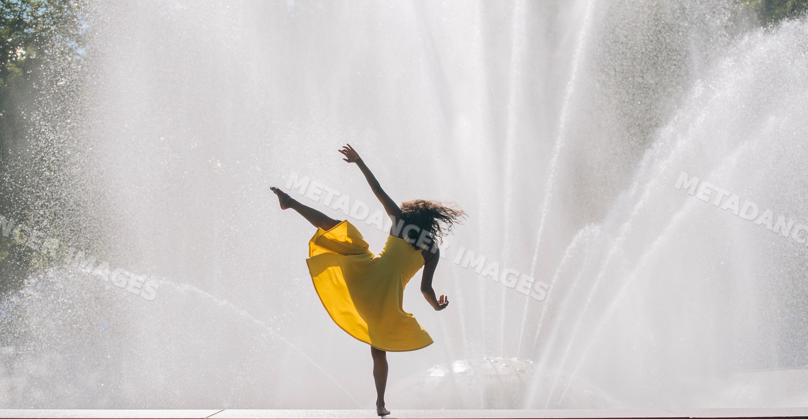 South Asian woman dancing