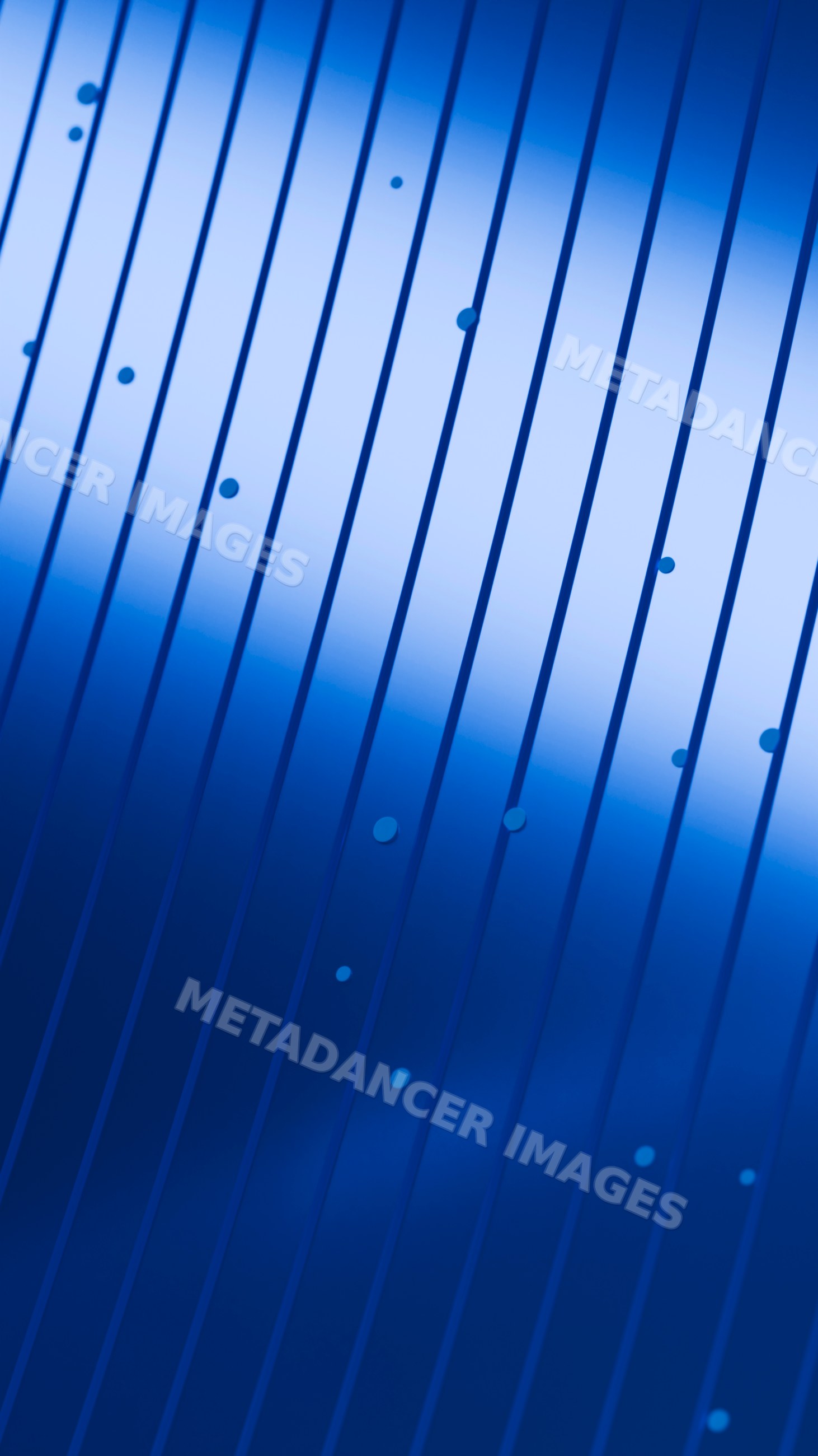 Abstract blue vertical line and circular dot pattern illustration