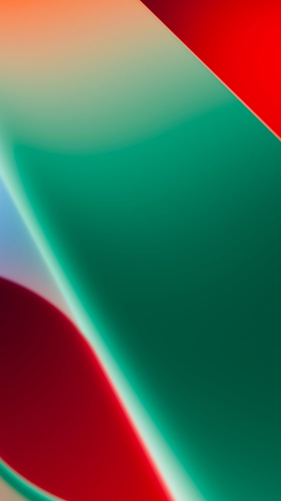 Abstract digital artwork with colorful curved gradients