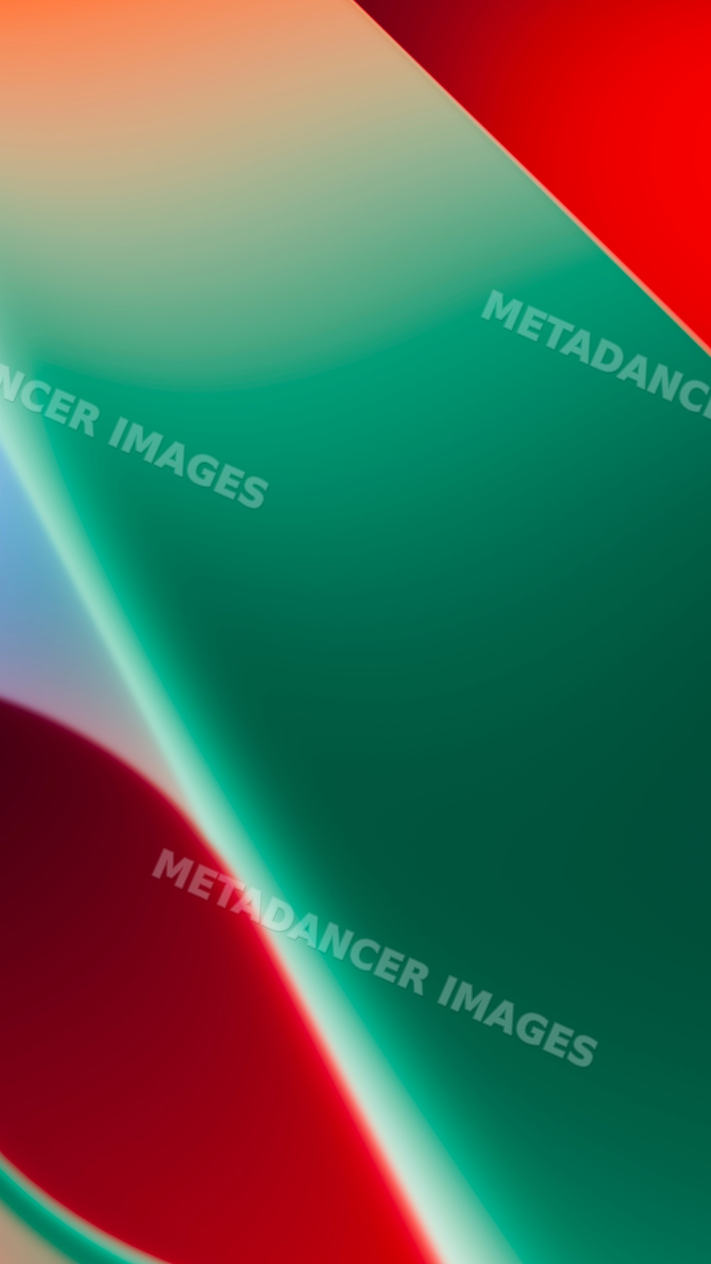 Abstract digital artwork with colorful curved gradients