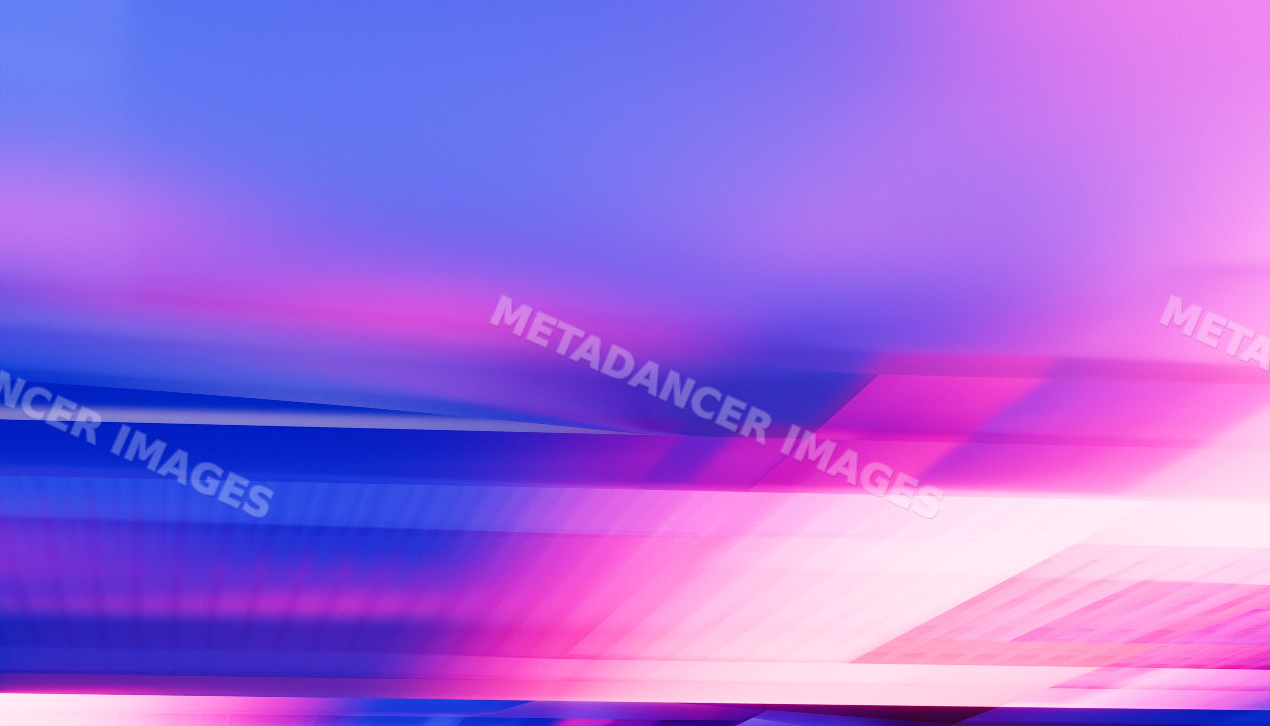 Abstract digital artwork with purple, blue, and pink geometric shapes