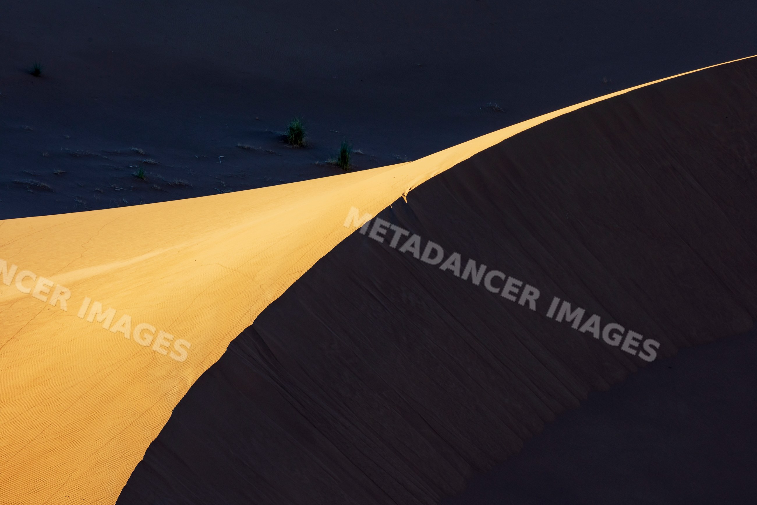 Dune pattern at Sunset in chaggaga sand dunes, Morocco
