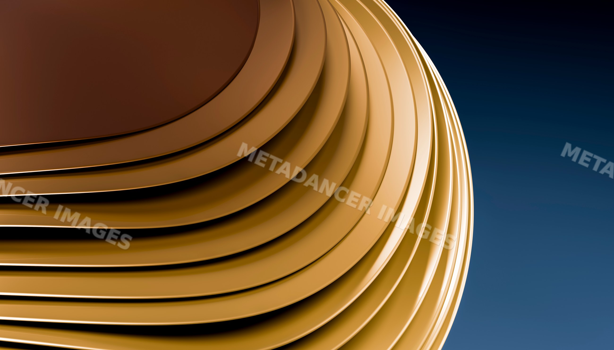 Stack of glossy brown ceramic plates with rounded edges