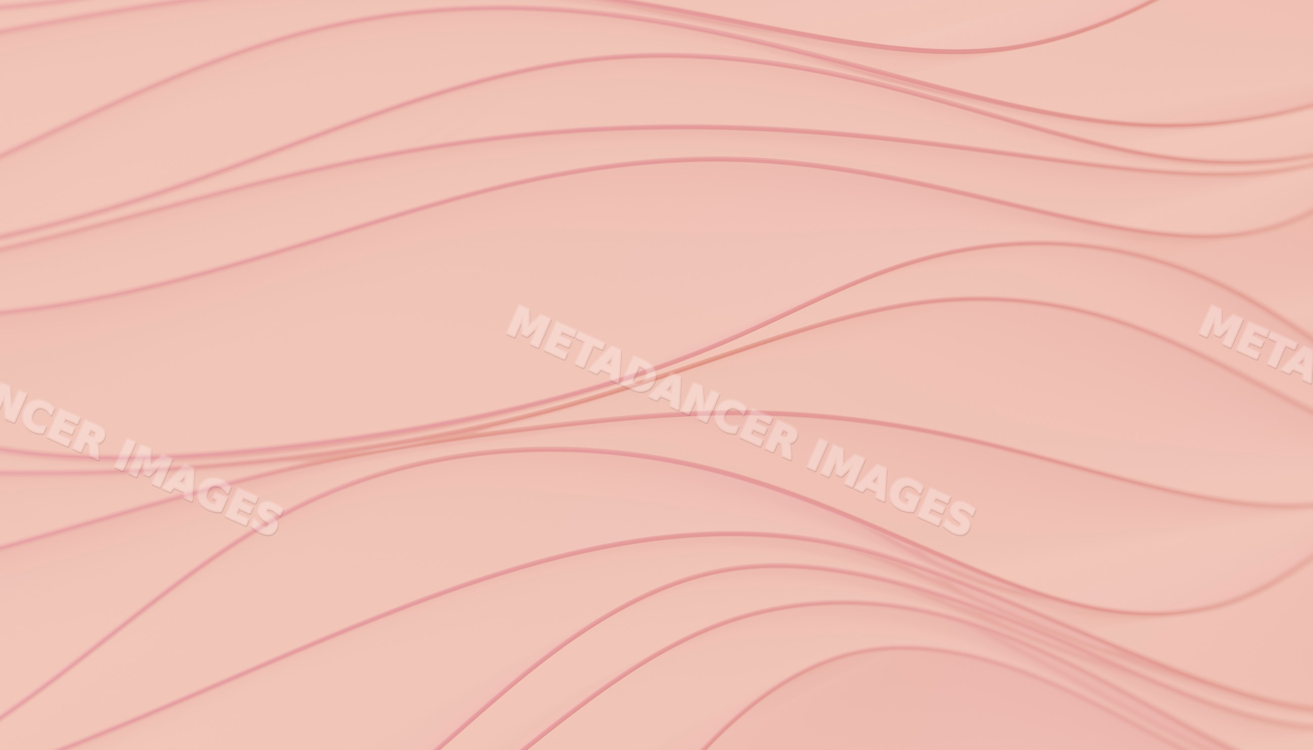 Abstract pink flowing curves with smooth wavy lines and soft texture