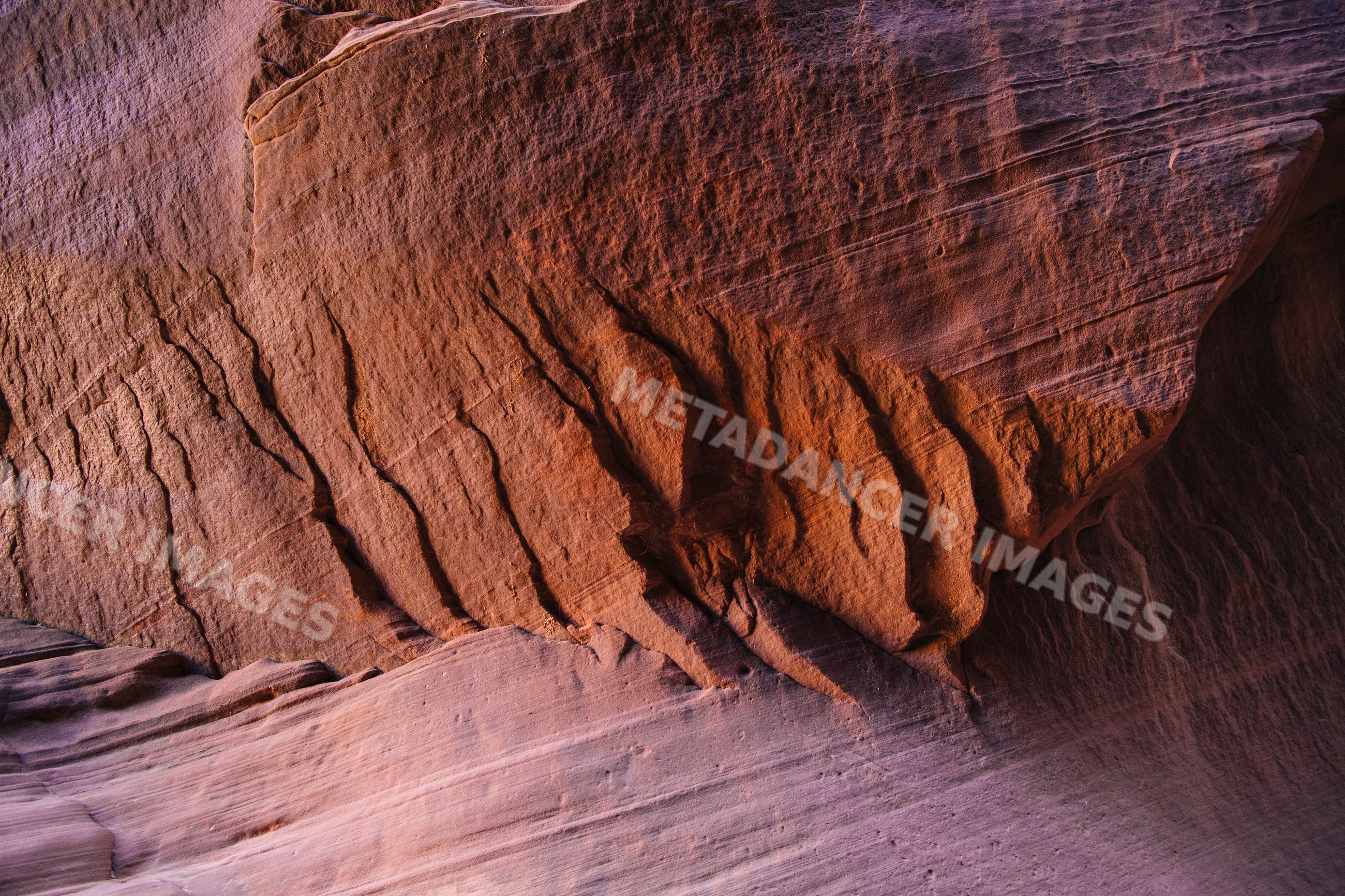 Buckskin gulch slot canyon sandstone rock formations