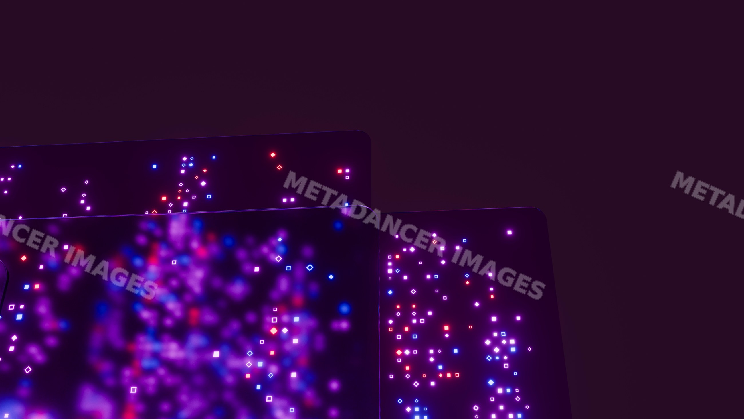 Abstract neon lights glowing