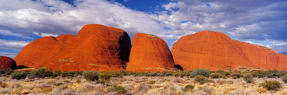 The olgas rock formations australia desert landscape
