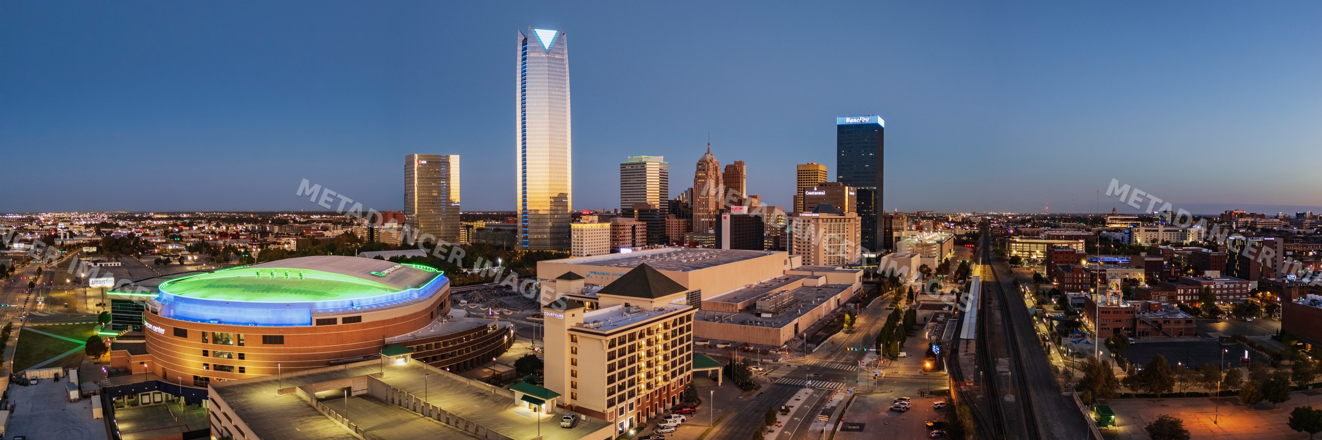 Oklahoma city skyline
