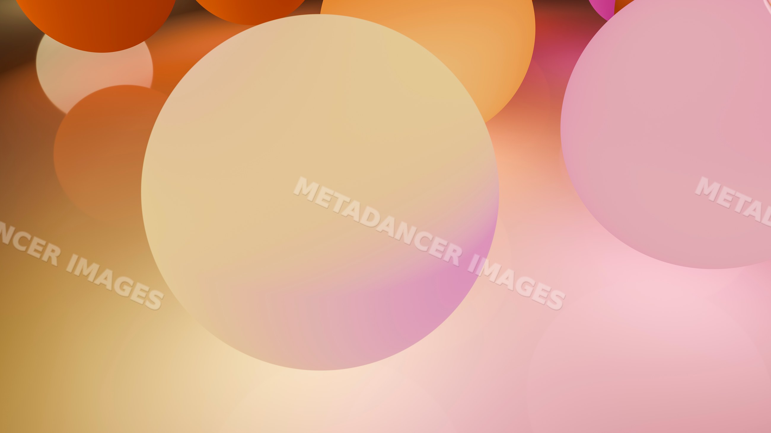 Abstract overlapping circles creating soft bokeh effect background