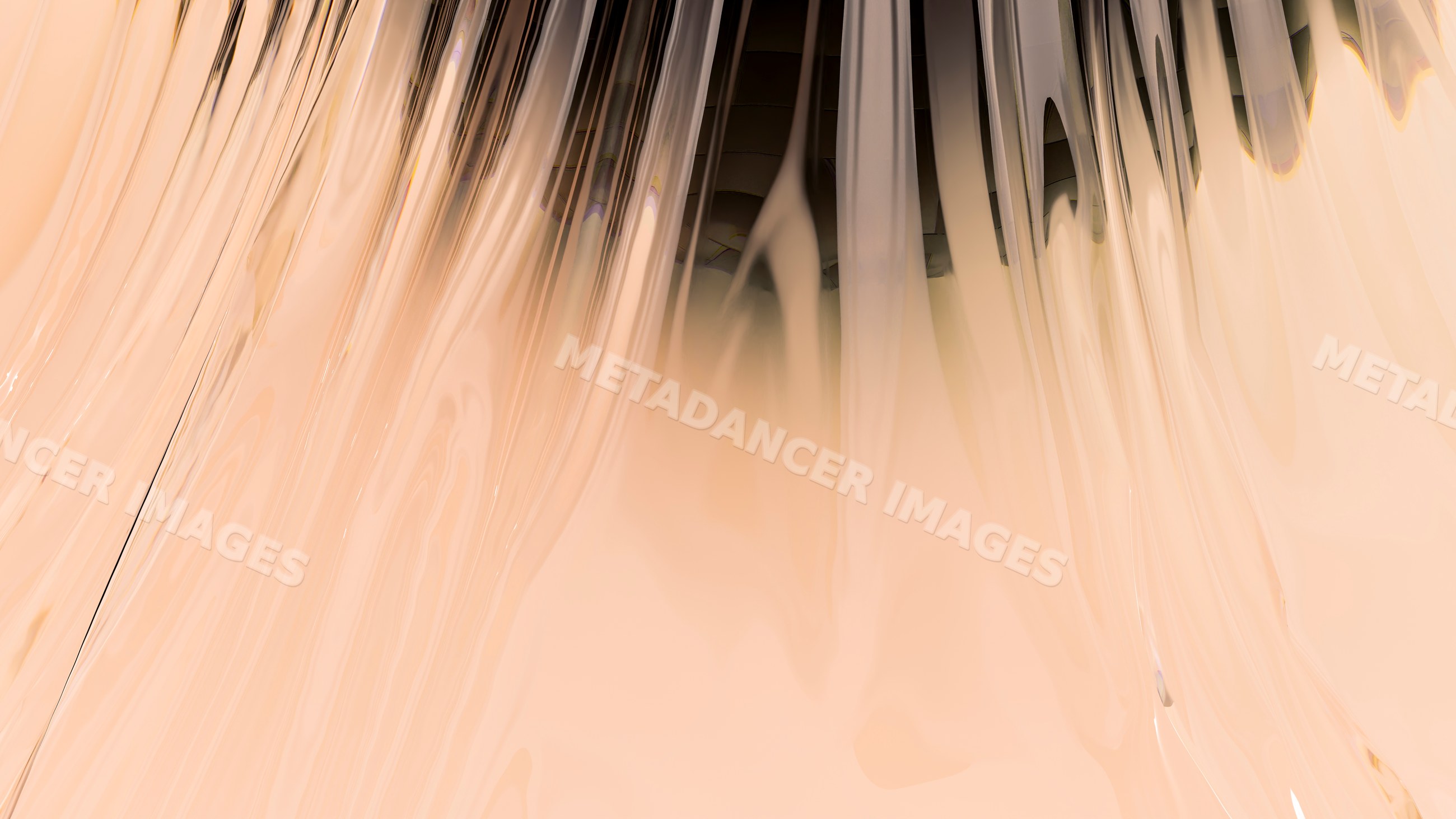 Creamy light beige liquid pouring in smooth flowing texture