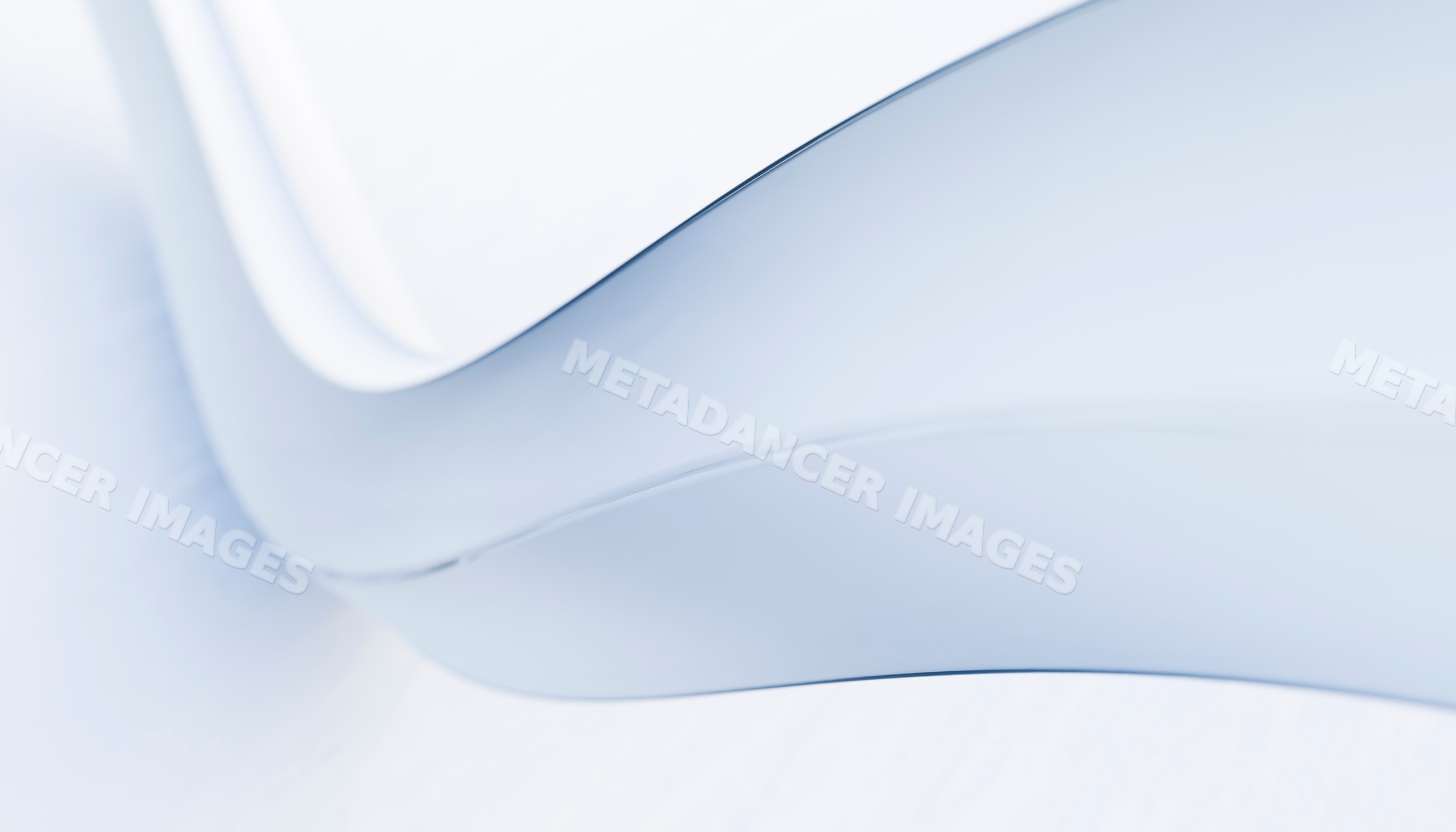 Abstract smooth white curved surfaces with light reflections