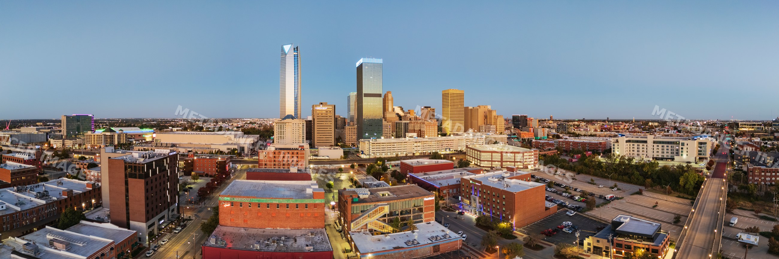 Oklahoma city Skyline at Sunrise